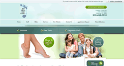 Desktop Screenshot of bayareafootclinic.com